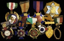 MEXICO. Group of Awards & Decorations (10 Pieces), 20th Century. Average Grade: VERY FINE.
Assorted military medals, mostly from the Mexican Revoluti...