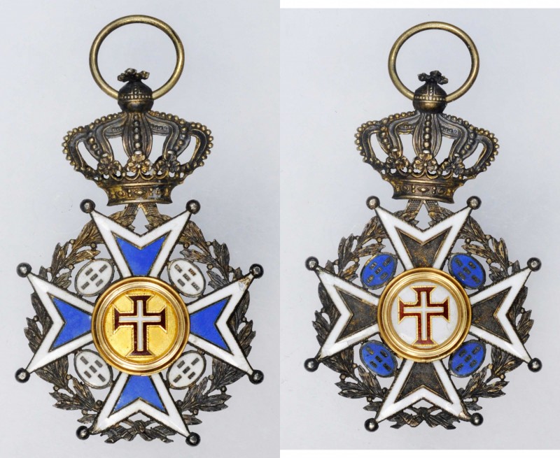 PORTUGAL. Military Order of Christ -- Knight's Badge, Instituted 1319 (1789). EX...