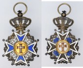 PORTUGAL. Military Order of Christ -- Knight's Badge, Instituted 1319 (1789). EXTREMELY FINE.
40 x 62 mm (excluding loop). Similar to Barac-353, but ...