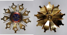 PORTUGAL. Order of Villa Vicosa Commander's Breast Star, Instituted 1818. NEAR MINT.
69 mm. Barac-428 var.; Werlich-1050 var. As the standard Star, b...