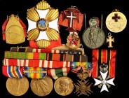 MIXED LOTS. Group of Mostly European World Orders, Medals and Decorations (Approximately 30 Pieces) Grade Range: VF to MS.
We note items from Belgium...