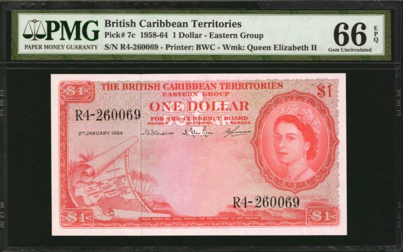 BRITISH CARIBBEAN TERRITORIES. British Caribbean Territories, Eastern Group. 1 D...