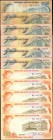 VIET NAM, SOUTH. National Bank. 500 & 1000 Dong. P-33a & 34a. Very Fine to About Uncirculated.
Approximately 46 pieces in lot. 40 examples of the 500...