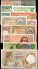 MIXED LOTS. Mixed Banks. Mixed Denominations, Mixed Dates. P-Various. Fine to Extremely Fine.
13 pieces in lot. Included are Algeria P-77a 5 Francs, ...
