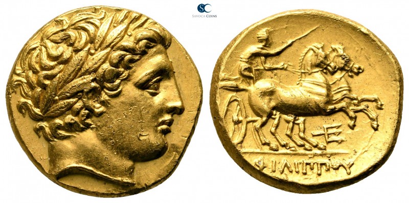 Kings of Macedon. Pella. Philip II of Macedon 359-336 BC. Struck circa 340-328 B...