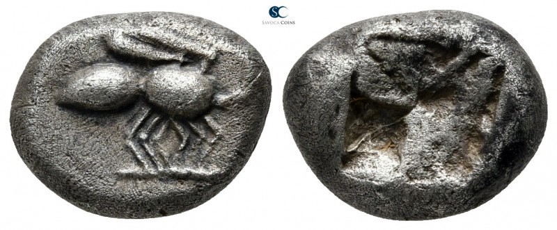 Thraco-Macedonian Region. Uncertain mint circa 520-480 BC. 
Drachm AR

15 mm....