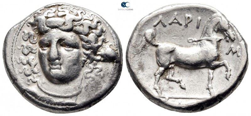Thessaly. Larissa circa 356-342 BC. 
Stater AR

25 mm., 12,14 g.

Head of t...