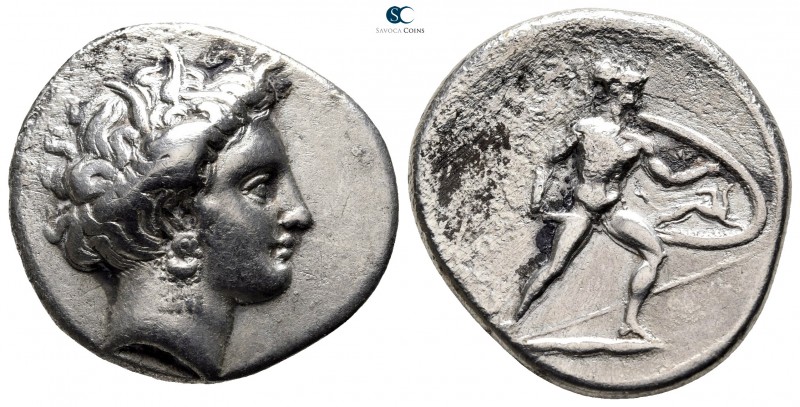 Lokris. Locri Opuntii (Epicnemidii) circa 350-340 BC. 
Stater AR

25 mm., 11,...
