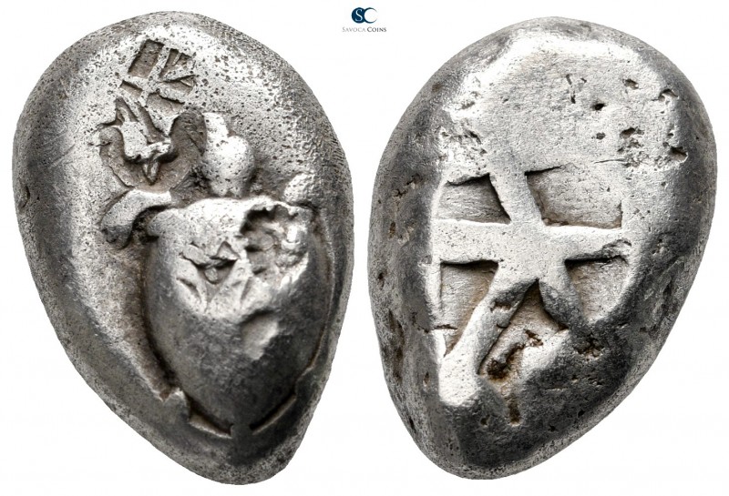 Islands off Attica. Aegina circa 525-480 BC. 
Stater AR

20 mm., 12,24 g.

...