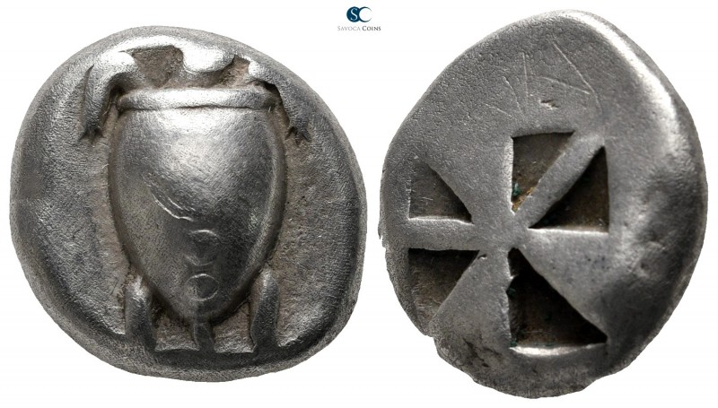 Islands off Attica. Aegina circa 510-490 BC. 
Stater AR

25 mm., 12,20 g.

...