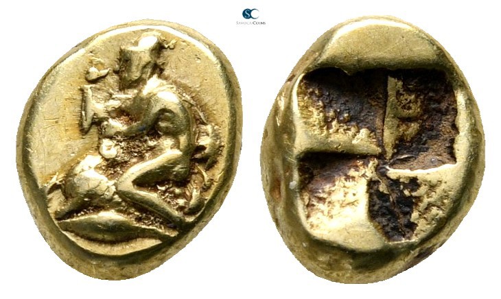 Mysia. Kyzikos circa 450-330 BC. 
Hemihekte-1/12 Stater EL

10 mm., 1,33 g.
...