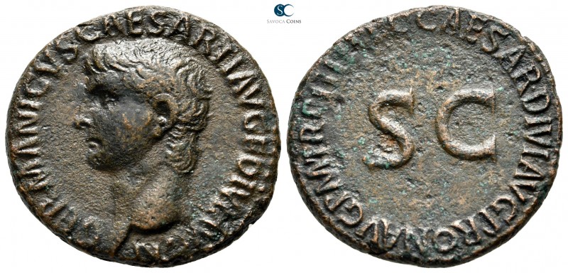 Germanicus AD 37-41. Died AD 19, Struck under Gaius (Caligula), AD 40-41. Rome
...