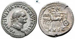 Divus Vespasianus Died AD 79. Struck under Titus, AD 80-81. Rome. Denarius AR