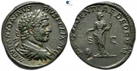 Caracalla AD 198-217. Rome. Sestertius Æ