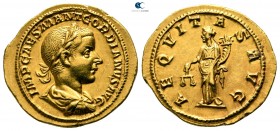 Gordian III AD 238-244. 3rd emission, mid. AD 239. Rome. 1st officina. Aureus AV