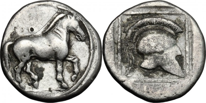 Continental Greece. Kings of Macedon. Perdikkas II (451-413 BC). AR Light Tetrob...