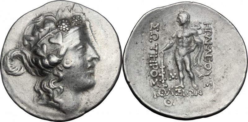 Continental Greece. Islands off Thrace, Thasos. AR Tetradrachm, 140-110 BC. D/ H...