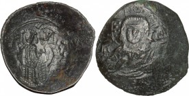 Alexius III Angelus Comnenus (1195-1203). AE Trachy, Constantinople mint. Sear 2011. AE. g. 2.31 mm. 24.00 VF.