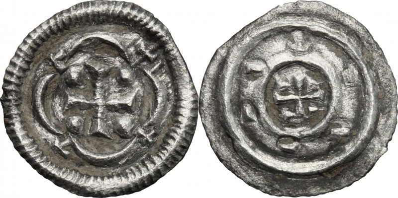 Hungary. Stephan II (1116-1131). AR Denar. Huszár 84. AR. g. 0.31 mm. 10.00 Tone...