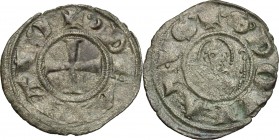 Italy. Arezzo. Repubblica (XIII century). BI Denaro, post 1250. BI. g. 0.59 mm. 17.00 VF.