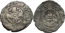 Italy. Aquila. Ladislao di Durazzo (1386-1414). Bolognino. AR. g. 0.71 mm. 16.00 VF.