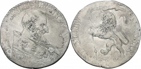 Italy. Bologna. Pius IV (1559-1565), Giovanni Angelo Medici. AR Bianco. CNI 104. Berman 1076. AR. g. 4.77 mm. 30.00 Good F.