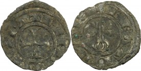 Italy. Viterbo. Sede Vacante (1268-1271), Camerlengo Pietro di Montebruno. Denaro. BI. g. 0.61 mm. 17.00 VF.