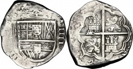 Spain. Philip III (1598-1621). 4 reales, Sevilla mint. KM 36.2. AR. g. 13.35 mm. 30.00 VF.