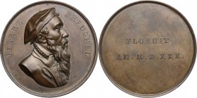 Belgium. Pierre Breughel. AE Medal, 1800. D/ Bust right. R/ Inscription. AE. g. 63.29 mm. 47.00 Inc. De Grave. EF. To honor Pierre Breughel.