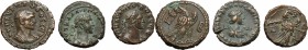 Roman Empire. Lot of 3 unclassified AE Tetradrachms, Alexandria mint; including: Aurelian, Probus. AE. About EF.
