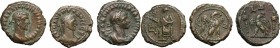 Roman Empire. Lot of 3 unclassified AE Tetradrachms, Alexandria mint; including: Probus, Aurelian, Diocletian. AE. About EF.