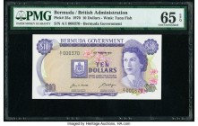 Bermuda Bermuda Government 10 Dollars 6.2.1970 Pick 25a PMG Gem Uncirculated 65 EPQ. 

HID09801242017
