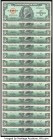 Cuba Banco Nacional de Cuba 5 Pesos 1960 Pick 92a, Sixteen Examples Very Fine to Choice Crisp Uncirculated. Most of the examples in this lot are CU or...