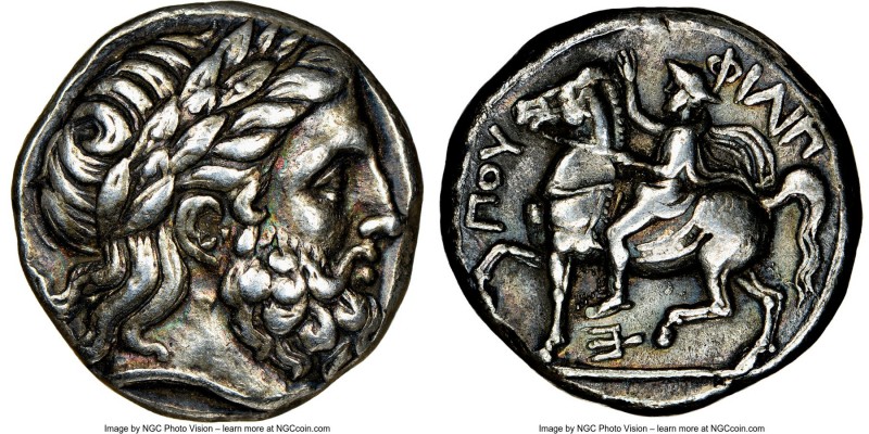 MACEDONIAN KINGDOM. Philip II (359-336 BC). AR tetradrachm (22mm, 14.39 gm, 9h)....