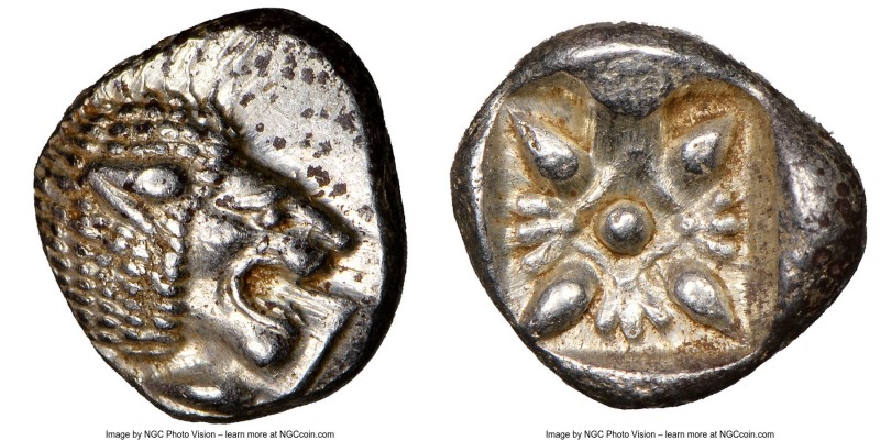 IONIA. Miletus. Ca. late 6th-5th centuries BC. AR 1/12 stater or obol (10mm, 1.2...