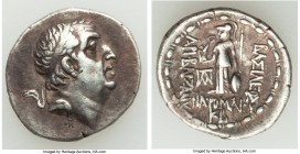CAPPADOCIAN KINGDOM. Ariobarzanes I Philoromaeus (96-66/3 BC). AR drachm (18mm, 12h). XF. Eusebeia under Mount Argaeus, dated Year 22 (74/3 BC). Diade...