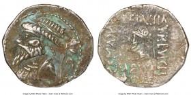 ELYMAIS KINGDOM. Kamnaskires V (ca. 54-32 BC). BI tetradrachm (30mm, 12h). NGC VF. Seleucia ad Hedyphon, dated Seleucid Era Year 277 (36/5 BC). Diadem...