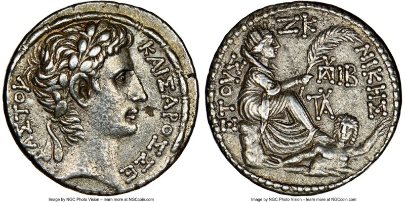 SYRIA. Antioch. Augustus (27 BC-AD 14). AR tetradrachm (27mm, 15.09 gm, 12h). NG...