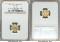 Nueva Granada gold Peso 1839 BOGOTA-RS AU50 NGC, Bogota mint, KM93. Ex. Dr. Frank Sedwick Collection

HID09801242017