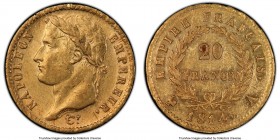 Napoleon gold 20 Francs 1814-A AU55 PCGS, Paris mint, KM695.1. Last year of type in a reflective butter-gold color. AGW 0.1867 oz. 

HID09801242017