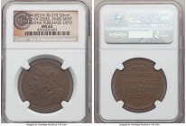 Republic Pair of Certified bronze "Paris Mint - Louisiana Purchase Expo" Medals 1904 NGC, Paris mint, H-30-270. 32mm. By Daniel Dupuis. Head of Ceres ...