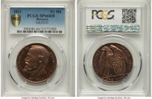 Bavaria. Ludwig III copper Specimen Pattern 3 Mark 1913 SP66 Red and Brown PCGS, Schaaf-52/G1. Privately struck by Karl Goetz. Bright and reflective. ...