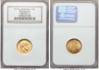 Prussia. Wilhelm I gold 10 Mark 1873-A MS67 NGC, Berlin mint, KM502. AGW 0.1152 oz. 

HID09801242017