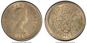 Elizabeth II Mint Error - Broadstruck 6 Pence 1966 MS64 PCGS, KM903.

HID09801242017