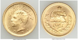 Muhammad Reza Pahlavi gold Pahlavi SH 1331 (1952) UNC, KM1162. 22.3mm. 8.14gm. AGW 0.2354 oz.

HID09801242017