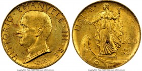 Vittorio Emanuele III gold 100 Lire Anno IX (1931)-R MS63 NGC, Rome mint, KM72.

HID09801242017