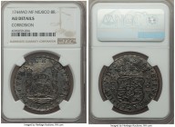 Philip V 8 Reales 1744 Mo-MF AU Details (Corrosion) NGC, Mexico City mint, KM103.

HID09801242017