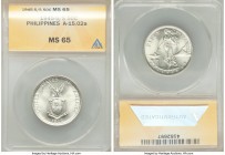 USA Administration 50 Centavos 1945-S/S MS65 ANACS, KM183. Mint fresh surfaces void of toning. 

HID09801242017