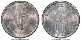 USA Administration Peso 1908-S MS62 PCGS, San Francisco mint, KM172.

HID09801242017