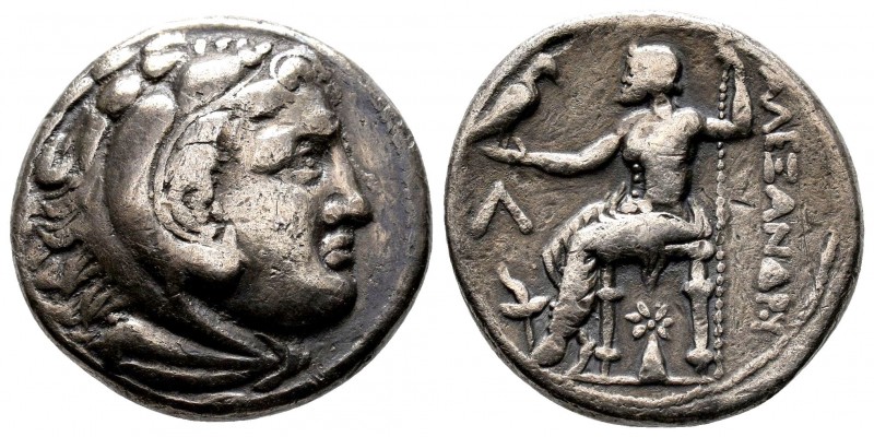 Kingdom of Macedon, Alexander III 'the Great' AR Tetradrachm. 327-323 BC. Head o...